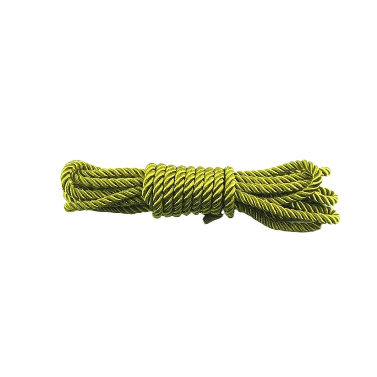 Macrame Rope Twisted String,Diameter:5mm Cord DIY Bracelet Wax Thread Length:5m(Metallic Fuchsia)