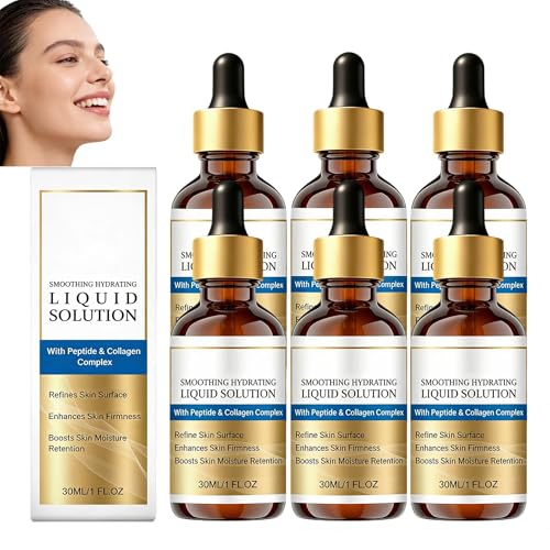 Sérum liftant visage acide hyaluronique et vitamine C, soin anti-rides hydratant peaux matures