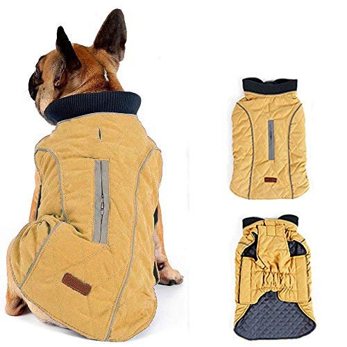 Morezi Retro Design Cozy Winter Dog Pet Jacket Vest Warm Pet Outfit Clothes