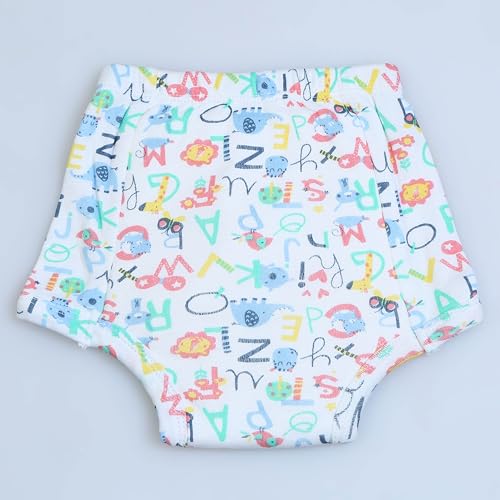 Image of Baby Padded Underwear - Soft Cotton Potty Training Pants for Toddlers, Washable & Reusable, Leak-Proof Training Underwear for Boys & Girls