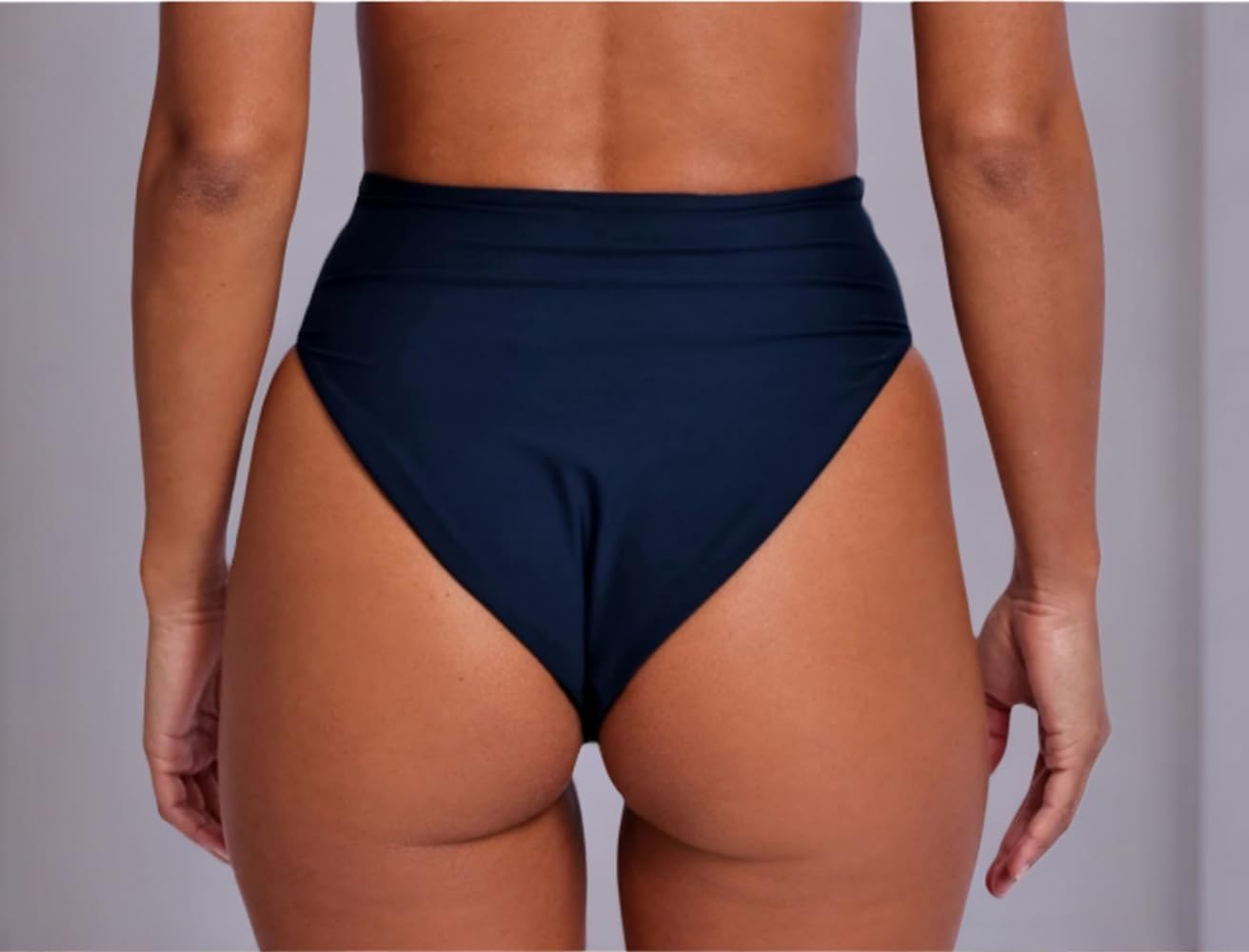 geluboao Women's Bikini Bottom Sexy V Cut High Cut Swimsuit High Waisted Bathing Suit Bottoms - Image 8