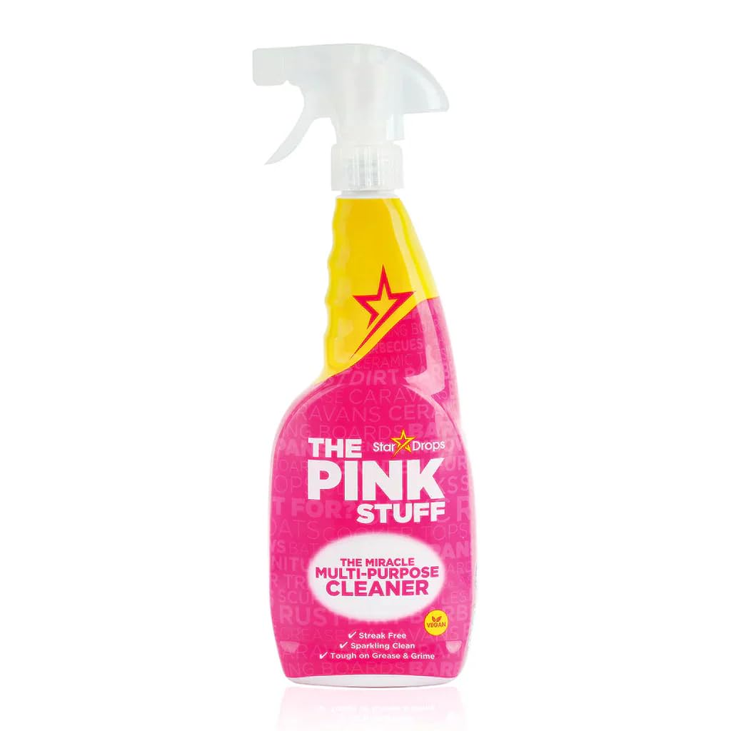 The Pink - Limpiador multiusos en aerosol multiusos para superficies duras, 750 ml, incluye llavero Beni Culinari