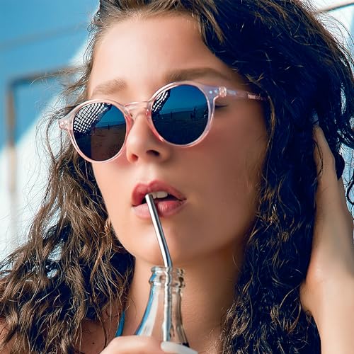 Image of ZENOTTIC Polarized Round Sunglasses, Stylish Sunglasses for Men and Women Retro Classic, Multi-Style Selection
