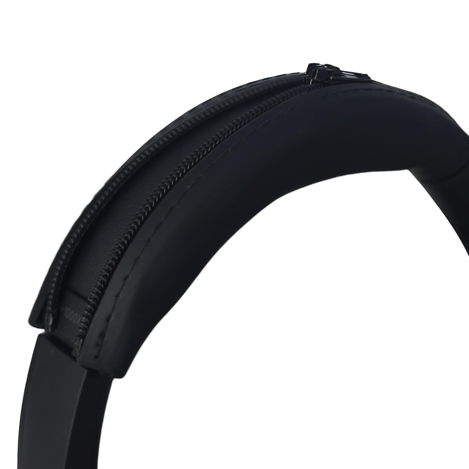 umvowuxa スウェットシリコンヘッドバンドカバー Sony WH-1000XM4、WH-CH720N、WH-XB910N、ULT WEARヘッドフォン用、快適性を向上 | Life Q30 & Q20、Space Q45用洗えるファスナー付きヘッドバンドカバー (ブラック)