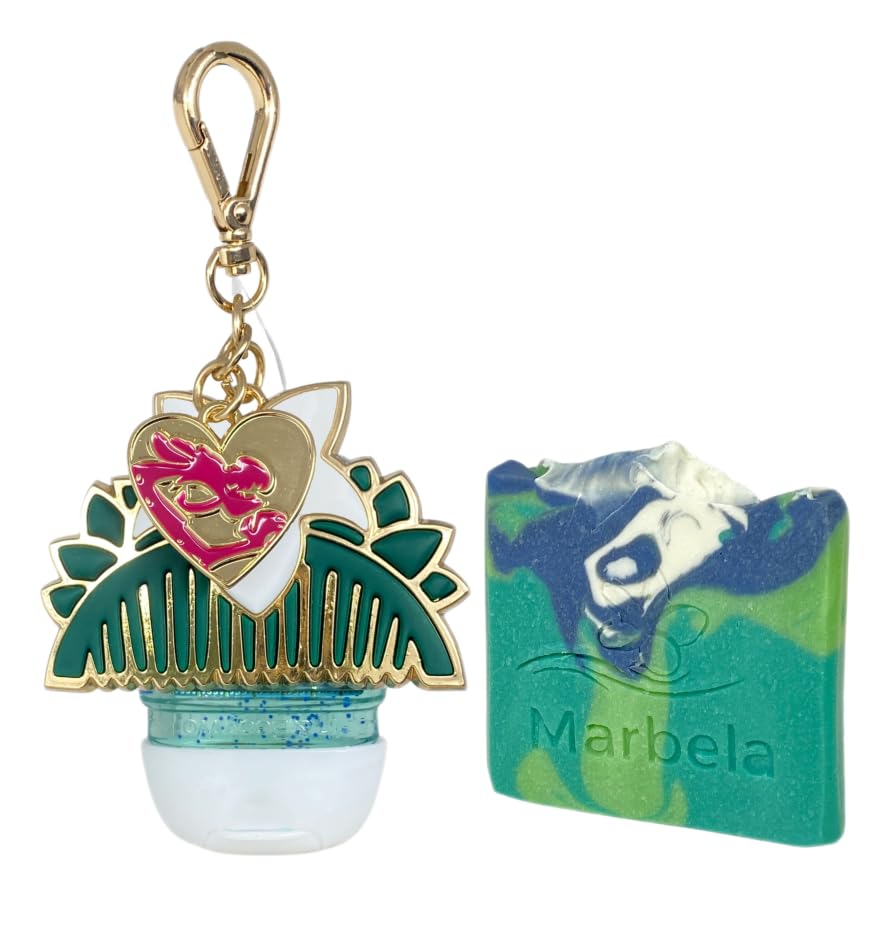 Limited Edition Princess Collection Mulan Flower Comb PocketBac Holder with an Aloe Vera Sample Soap
