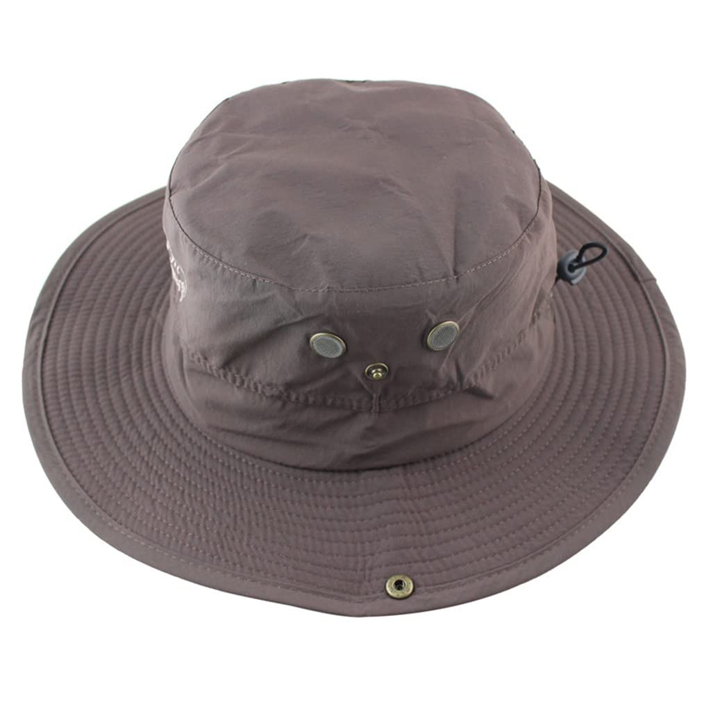 Sombrero de playa premium con paneles de malla de secado rápido 7