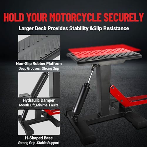 Support de levage hydraulique pour moto reparez sans effort votre cross - 3