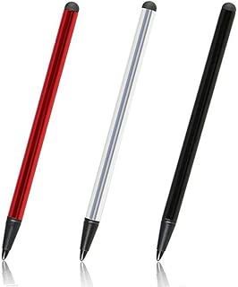Goodtechnical Capacitive and Resistive Stylus Pen,Rubber Nib & Hard Tip 2 in 1 Series,Fine Point Stylus Tip,High Sensitivity & Precision,Universal for Samsung Galaxy and Other Touch Screen(3 Pack) - coolthings.us