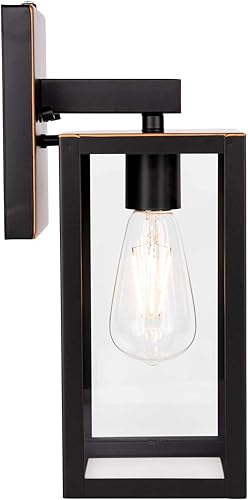 Miniatura 6 de Linterna de pared para exteriores del atardecer al amanecer, aplique de pared con sensor de fotocélula como accesorio de iluminación de porche, base