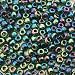Miyuki Round Seed Beads Size 6/0 20g Lined Green AB