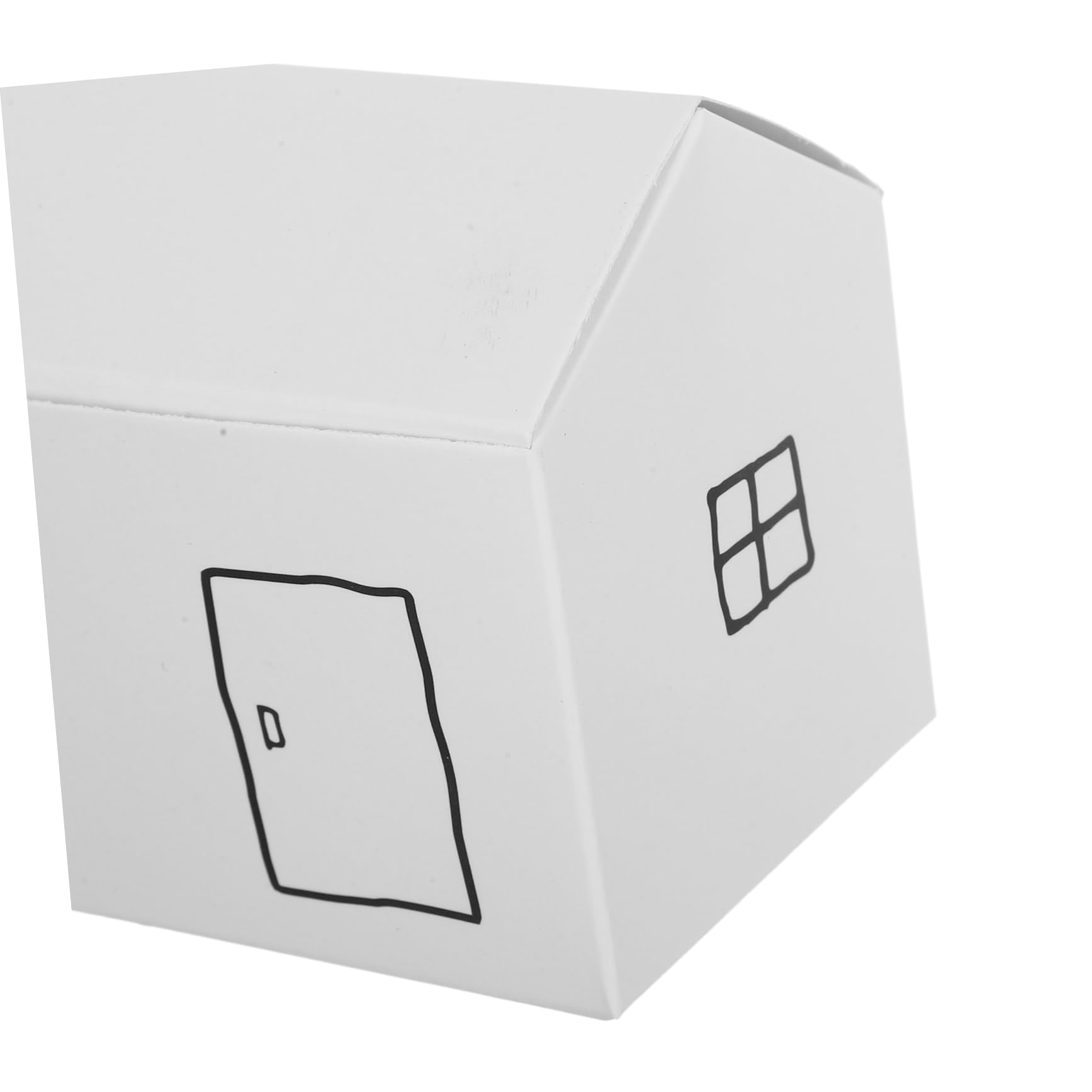 BUGUUYO 50pièces Boîtes Cadeaux Forme de Maison pour Dragées de Mariage Contenants à Bonbons pour Fêtes de Noël Pâtisseries et Biscuits