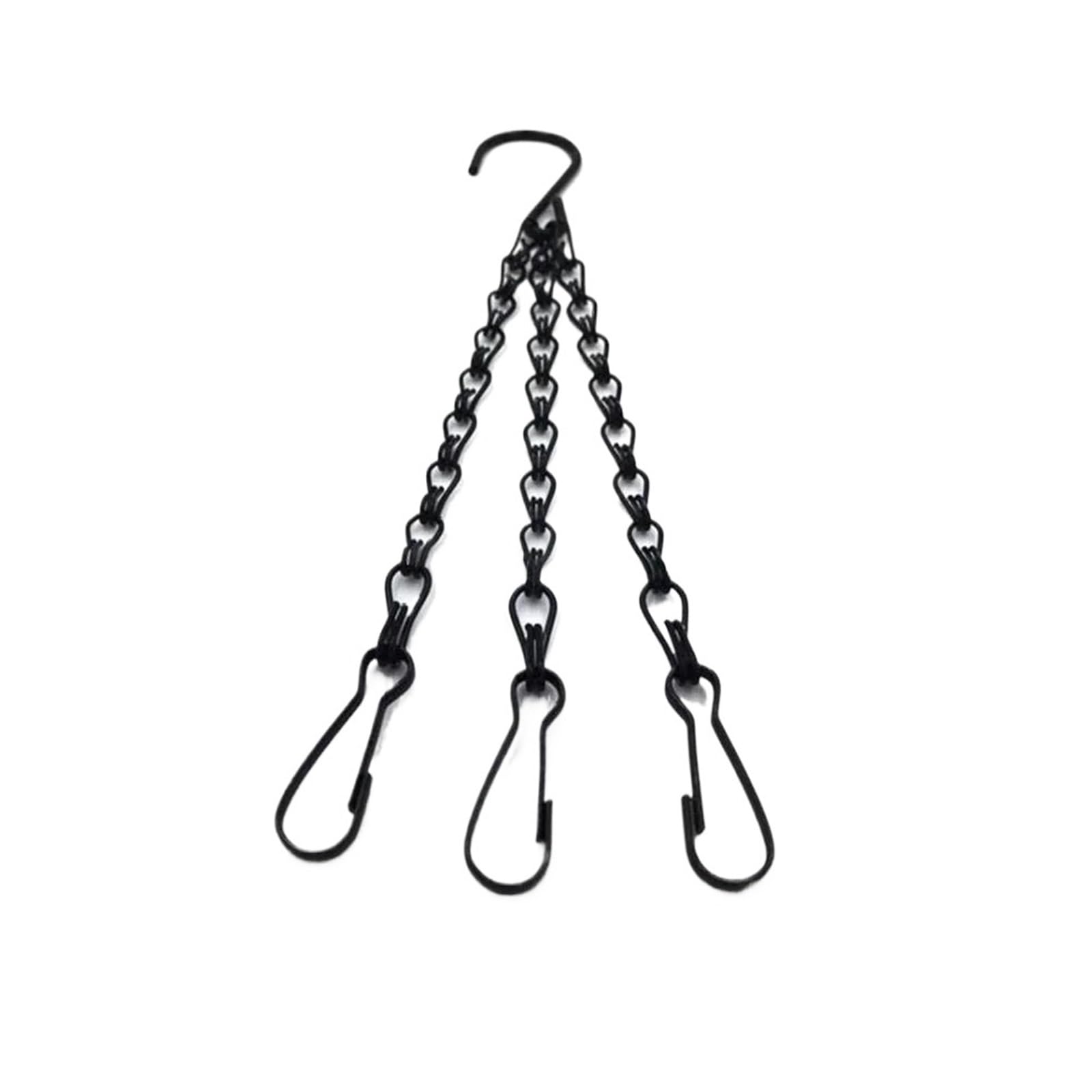 WUYXTO 4 Pcs Hanging Basket Flower Pot Chain Hydroponic Plants Plant Grow Tools Garden Decorations With 3 Hooks For plant
