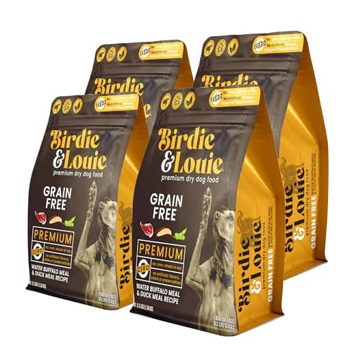 Birdie & Louie Water Buffalo & Duck Dry Dog Food, 56 OZ