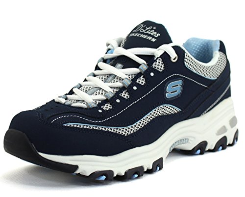 Image of Skechers Women's D'lites Life Saver Memory Foam Lace-up Sneakers