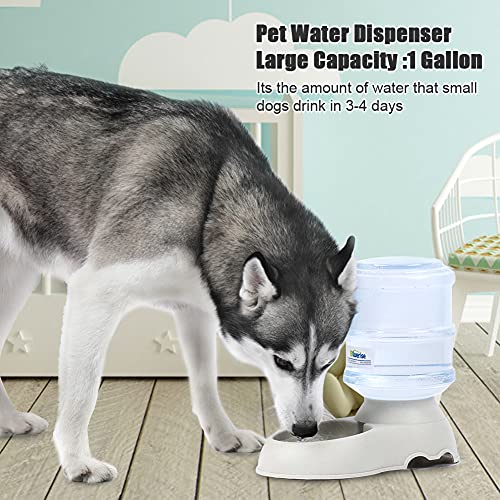 Bluerise Dog Water Bowl Dispenser 100% Bpa-Free Automatic Dog Feeder Gravity Refill Easily Clean Self Feeding Cat Water Dispenser For Small Large Pets Puppy Kitten Rabbit Bunny #TOP3