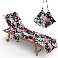 Morbuy Serviette De Plage En Microfibre Pour Chaise Longue
