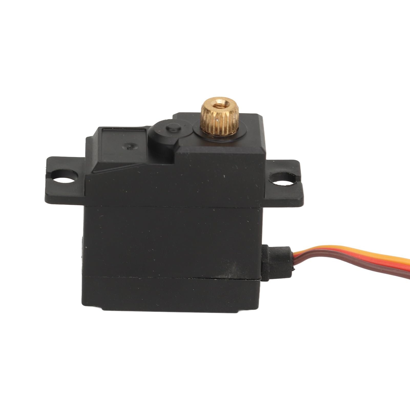 Servo digital RC de 2,2 kg de torsión con brazo de aleación de aluminio 25T, accesorio de actualización RC para coche RC MJX 16208 16207 16209 1/16 (Roja)