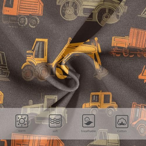 Wusikd Construction Vehicles Girls' Underwear Cotton Girls Briefs Soft Toddler Underwear 2T3