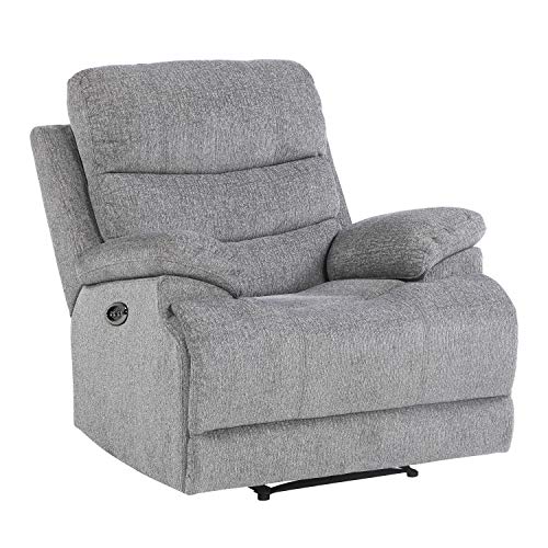 Lexicon Betong Power Reclining Chair, Smoke Grey