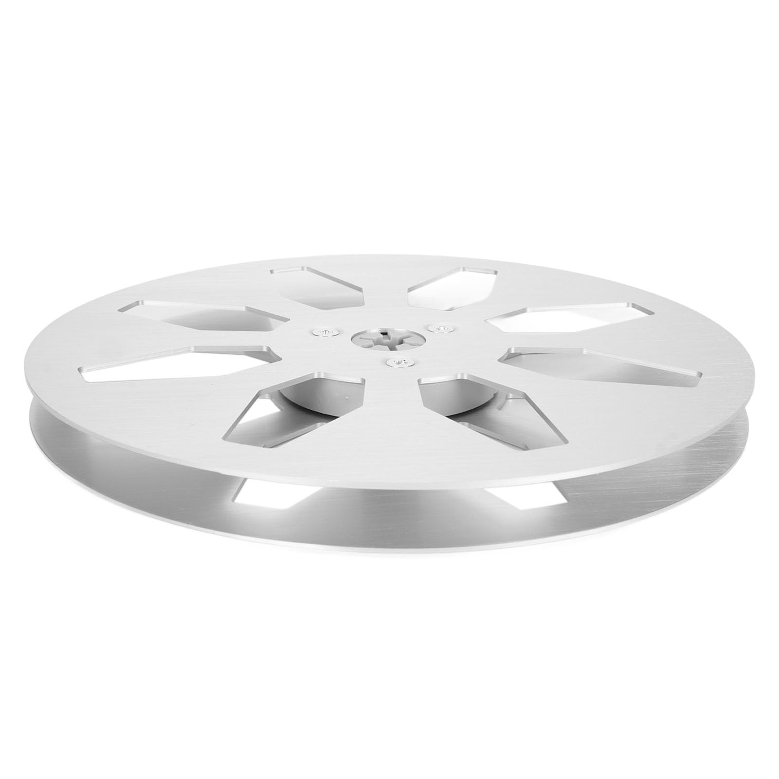 Naroote Bobine Vide en Aluminium de 7 Pouces, 1/4, pour Ruban Adhésif