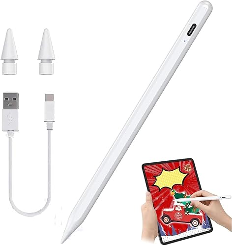 SLAUNT Stylus Pen for iPad 2018-2023 Apple Pencil with Palm Rejection Tilt Sensi
