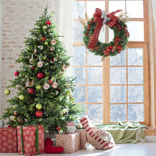 Couronne de Noël réutilisable de 45 cm pour éviter le gaspillage - 7