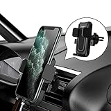 Diseño seguro: Este soporte es diseñado para sostener el soporte para automóvil firmemente en la rejilla de ventilación y evitar que se caiga al levantar el teléfono.La ventilación no se daña ni se tira hacia abajo sin fuerza de tensión.
