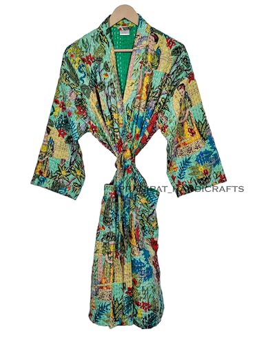 Cotton Lightweight Ethnic Open Front Mid-Length Jacket Ethnic Floral Freda Kaahlo Hippie Print Winter Outwear Boho Kimono Jacket3