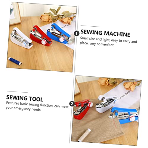 STOBOK 3 Stuks kleine naaimachine kinder naaimachine mini-stikmachine handnaaimachine naaldenmachine professionele naaimachine kit naaimachine pakket handleiding knutselen set suite - Image 5