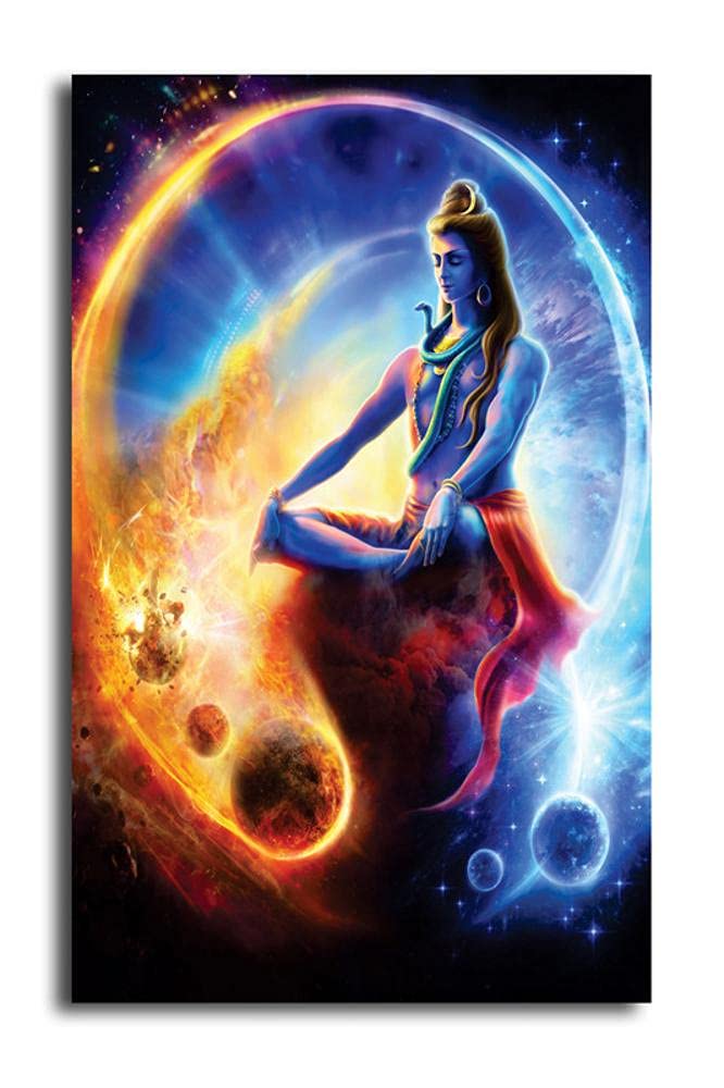 Dashavatara Vishnu Poster - Hindu Art Print -7