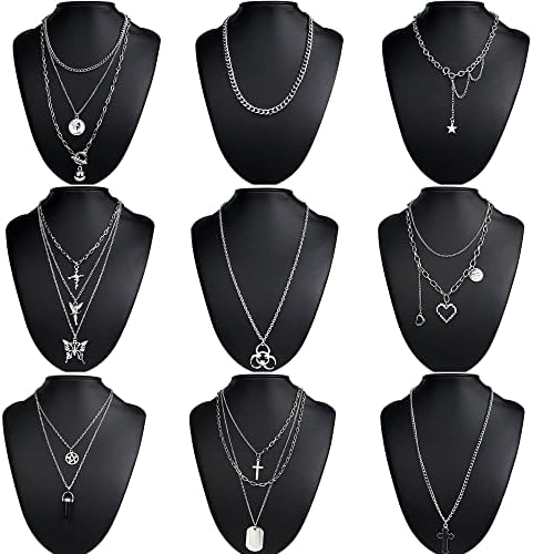 Grunge Y2K Halskette Mit Stern - Vintage Emo Schmuck Für Damen