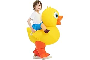 COMIN Inflatable Donald Duck Costume Adult Yellow Duck Costume Halloween Costume