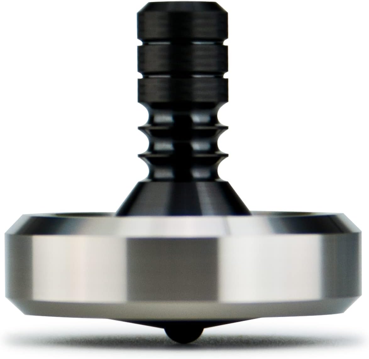 DjuiinoStar DST-813R Premium Spinning Top: Zirconium Stem, Stainless Steel Collar, 8-10 Min Spin, Precision EDC Fidget Toy