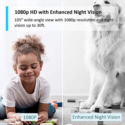 TP-Link Tapo Mini Smart Security Camera, Indoor CCTV, Works with Alexa&Google Home, No Hub Required, 1080p, 2-Way Audio, Night Vision, SD Storage, Device Sharing (TC60) [Amazon Exclusive]