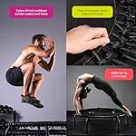 JumpSport Fitness Trampoline, 44" | Commercial Quality Fitness Rebounder | Stackable | Adjustable Firmness | 325 lb Wt. Rating - Image 4