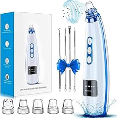 Blackhead Remover Pore Vacuum Upgraded Facial Pore Cleaner Electric Comedone Whitehead Extractor Tool-5 Suction Power,5 Probes,USB Rechargeable Blackhead Vacuum Kit for Women & Men