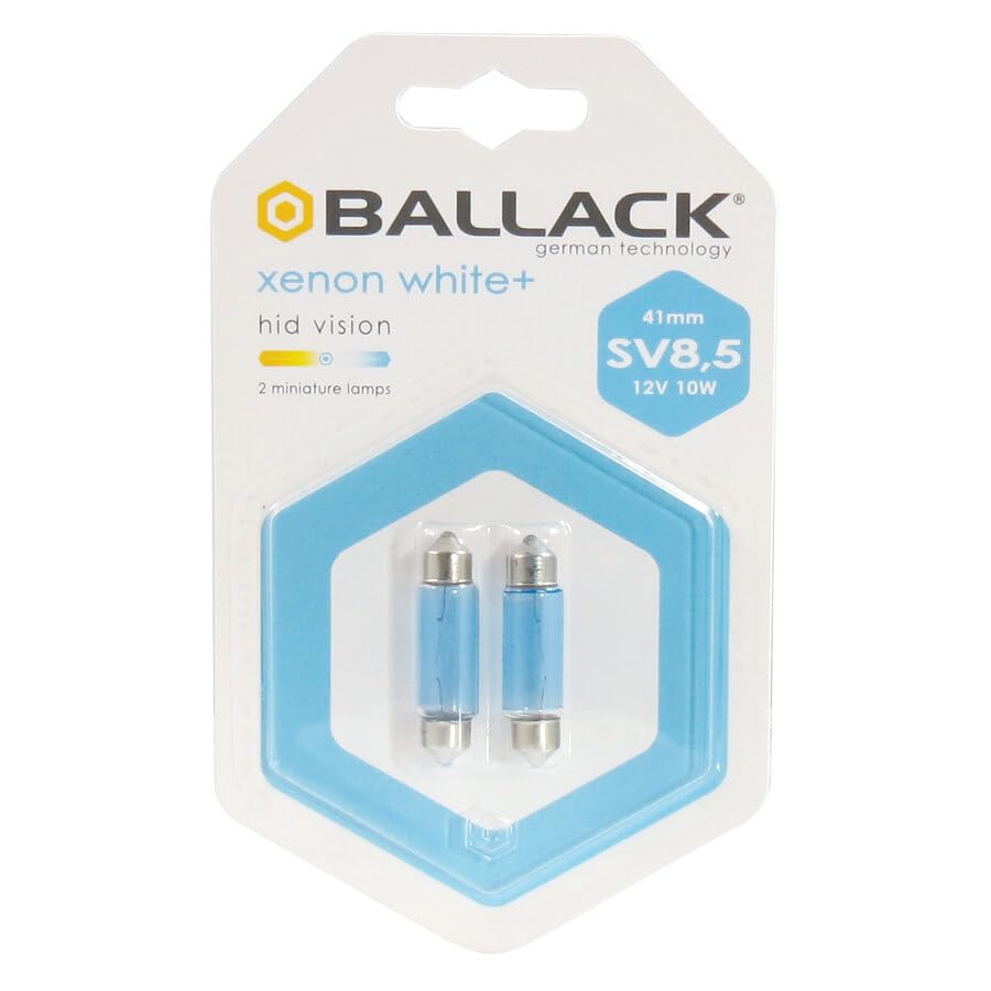 lamp. Silur 12 V 10 W Sv8.5 41 mm Xen BIA CP, White - Image 3