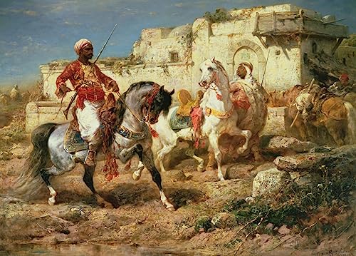 Impression d'affiches Adolf Schreyer en haute définition sur toile d'art 60x90cm