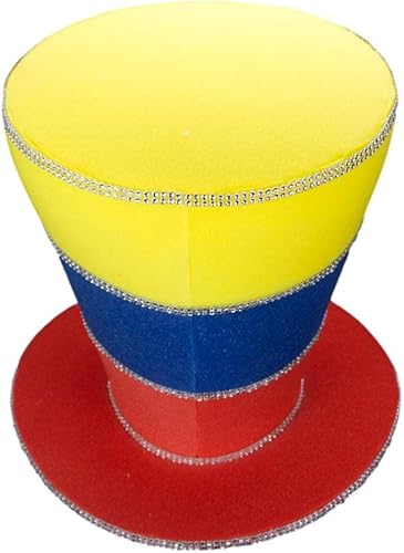 Miniatura 4 de Foam Party Hats Sombreros de bandera venezolana Divertidos sombreros de disfraz para adultos y niños Fiestas, festivales y eventos deportivos