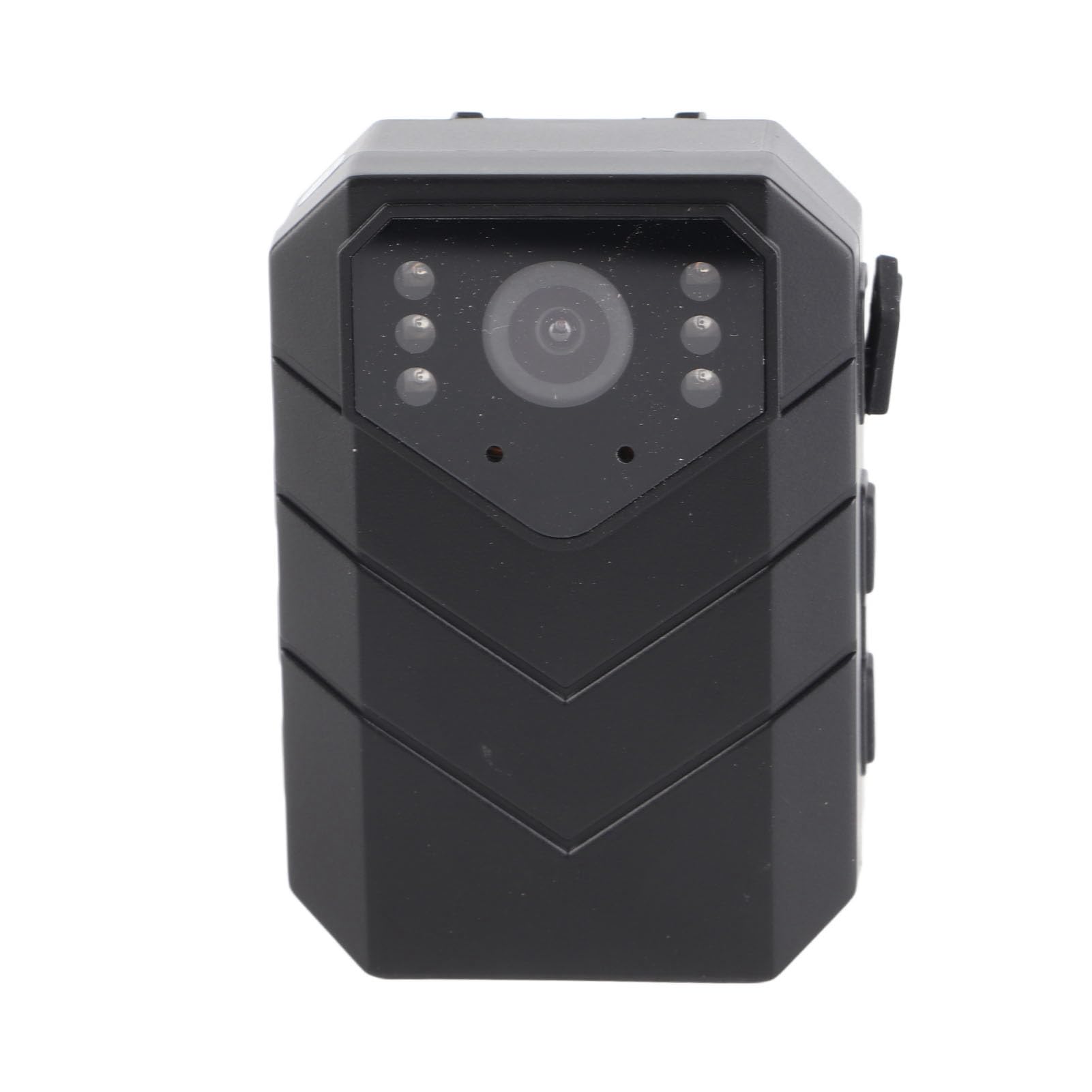 Telecamera Indossabile WiFi, Telecamera 4K 1080P HD Impermeabile per Polizia con Batteria da 1800 MAh, Clip Posteriore, Visione Notturna, Rilevamento del Movimento, Registrazione