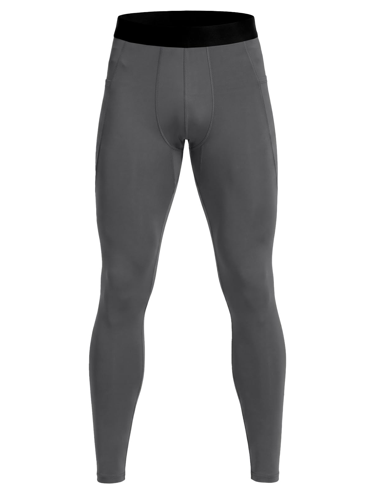 Runcati Herren Kompressionshose Lang Funktionsunterwäsche | Kompression, atmungsaktiv, schnelltrocknend, elastischer Bund, Laufen, Fitness, Training, Sport, Alltag