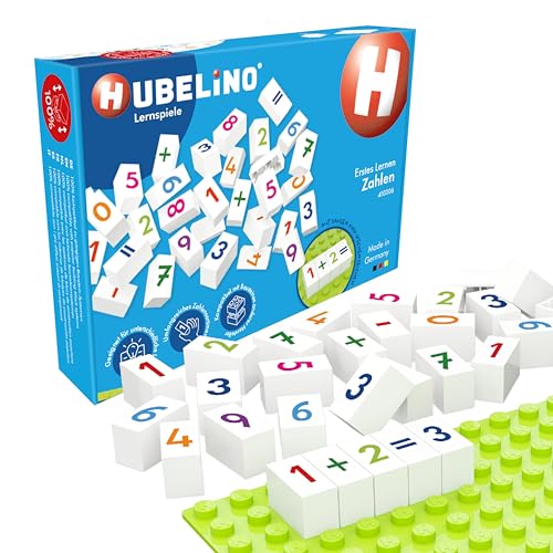 Hubelino Primeros números de Aprendizaje juego educativo bloques para niños desde 5 años