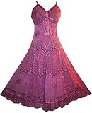 Agan Traders 600 D Sexy Summer Sleeveless Dress [3X, Plum]