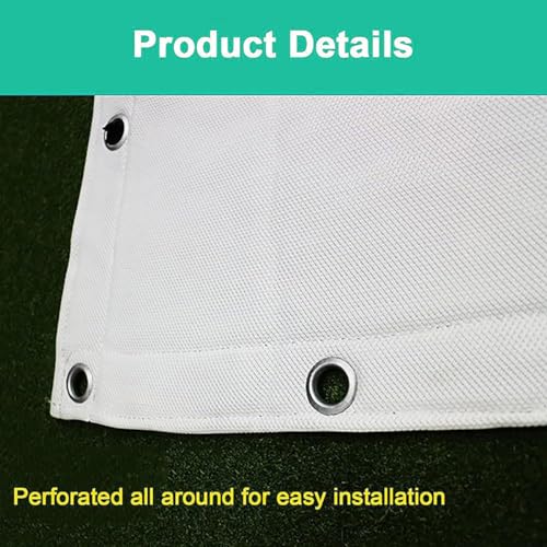 Écran d'impact de simulateur de golf 3,2x4m - Ne déchirez plus vos filets de practice maison - 4