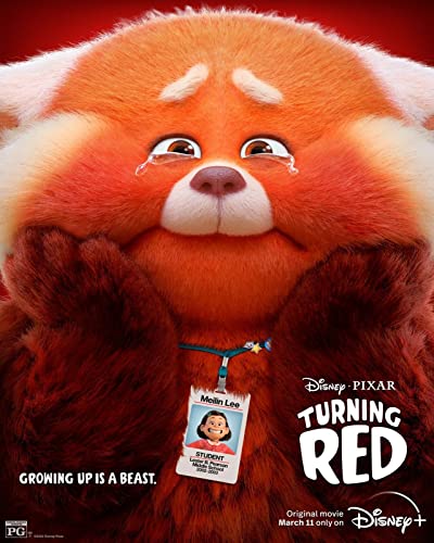 Póster sobre lienzo de Turning Red 6 z18478 A0, material de lienzo plano, enrollado, sin marco (119/84 cm), póster de película de película, decoración de pared, arte, actor, actriz, regalo, anime,