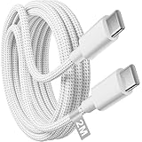 KP TECHNOLOGY For iPhone 17e Charger, Fast Charger Cable For iPhone 17/17 Pro / 17 Pro Max/iPhone Air / 16e / 16/16 Plus / 16 Pro / 16 Pro Max / 15 / Plus/Pro/Max/iPad, 60W Charging Cable (WHITE, 2M)