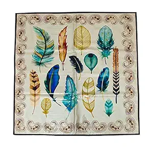 Blue Grass Waterproof 4 Layered Heavy Cushioning Laminated JuteFood Server Mat - Multi, 40x40 Inches