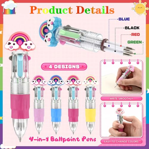 Stylos à bille et autocollants de fête Anprola pour remplir vos sacs cadeaux - 4