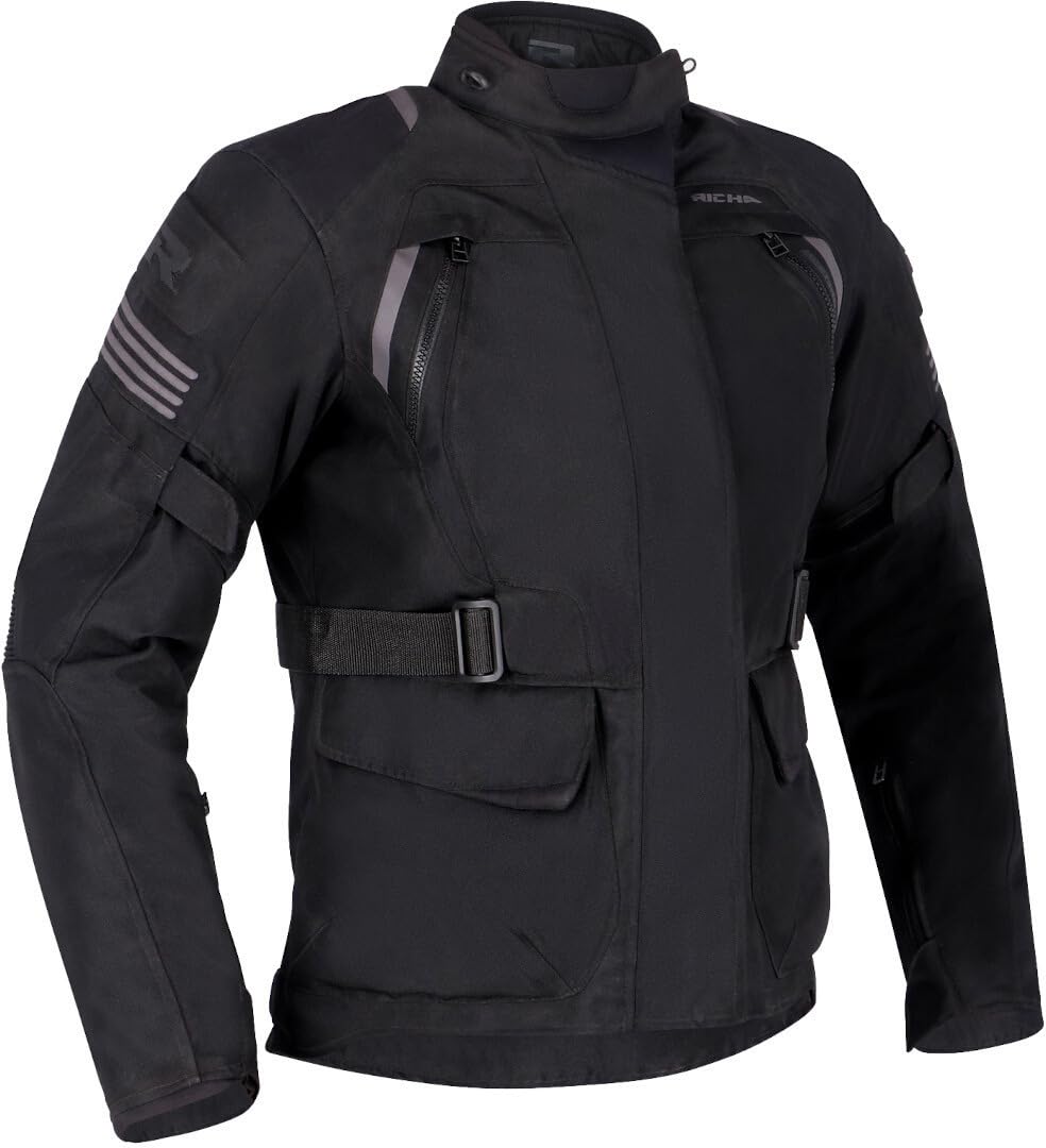 Richa Phantom 3 waterproof Ladies Motorcycle Textile Jacket, black, XL