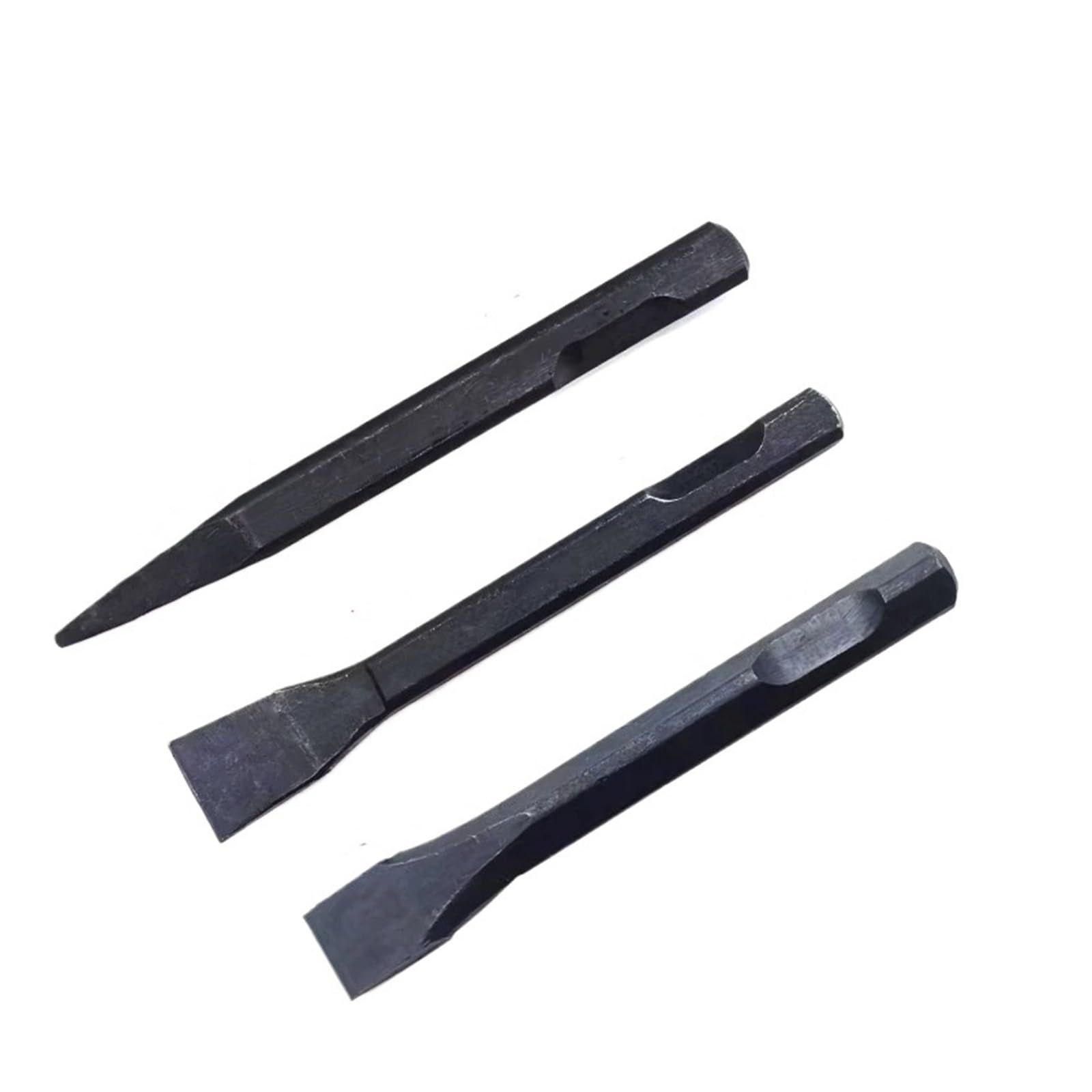 Air Hammer Straight Pneumatic Shovel Pneumatic Hammer Industrial Air Chisel Pneumatic Hammer Tool(3pcs Chisels)